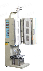 1200度三溫區立式管式淬火爐