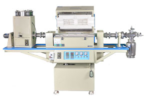 1200度雙溫區(qū)轉(zhuǎn)動(dòng)管式爐帶自動(dòng)進(jìn)料和出料